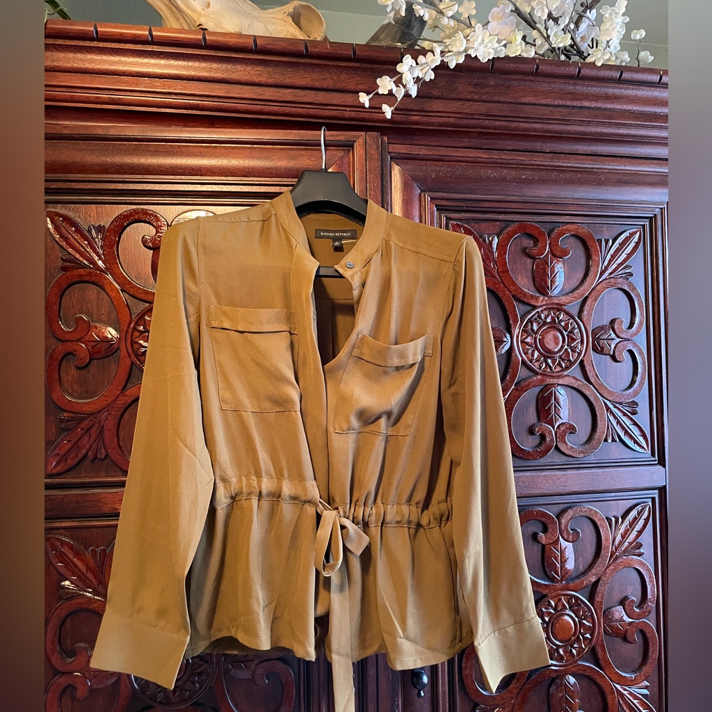 Banana Republic Khaki Blouse